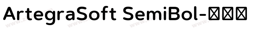 ArtegraSoft SemiBol字体转换